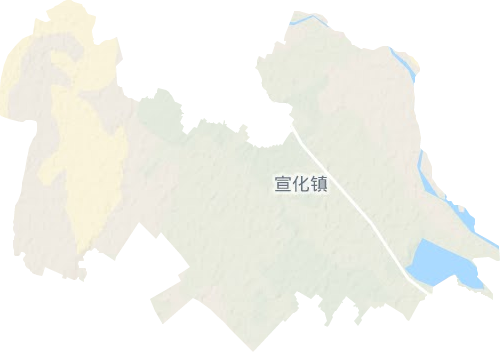 宣化鎮地形圖