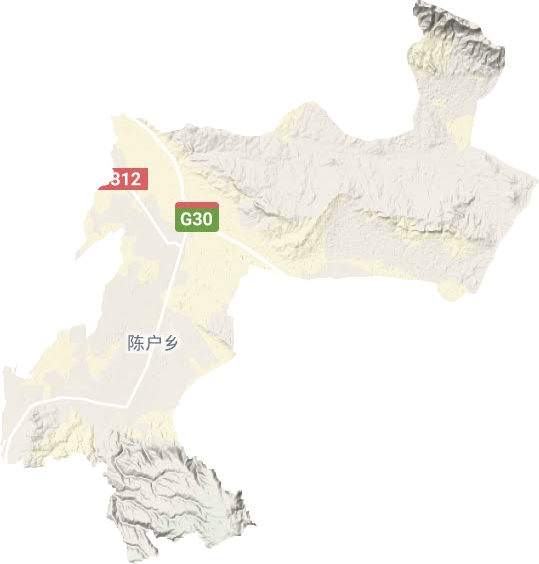 陳戶鄉地形圖