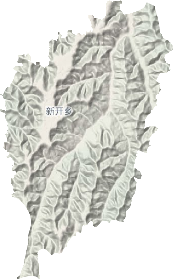 新開鄉(xiāng)地形圖