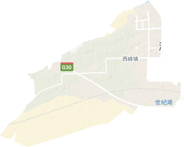 西峰鄉(xiāng)地形圖