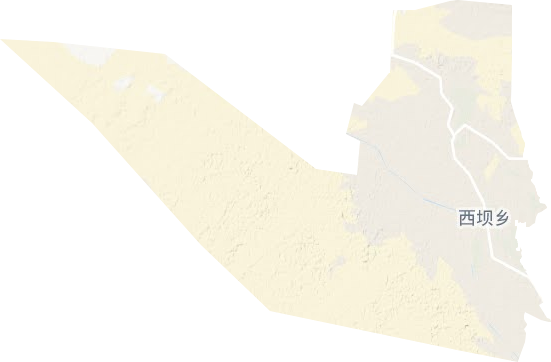 西壩鄉(xiāng)地形圖