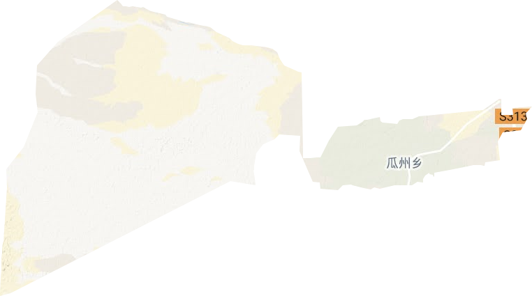 瓜州鄉地形圖