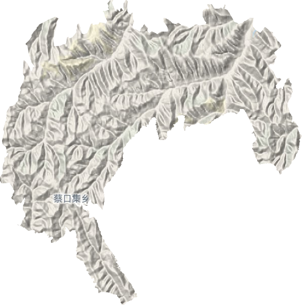 蔡口集鄉(xiāng)地形圖