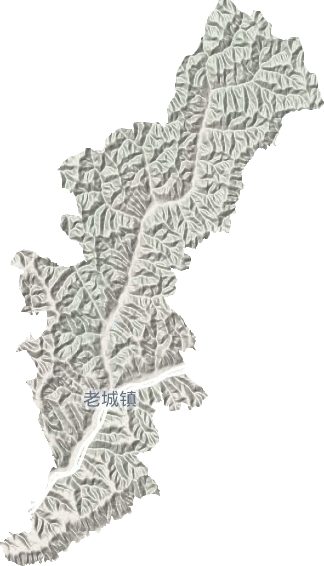 老城鎮(zhèn)地形圖