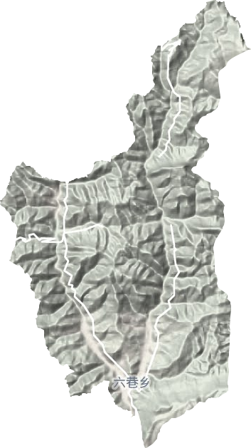 六巷鄉地形圖