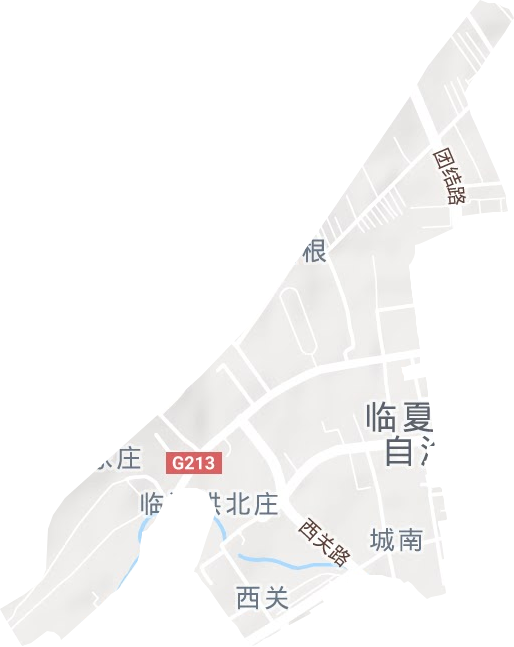 紅園街道地形圖