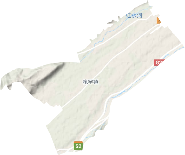 枹罕鎮地形圖