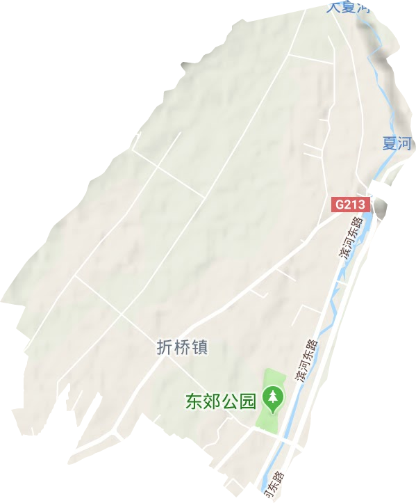 折橋鎮地形圖