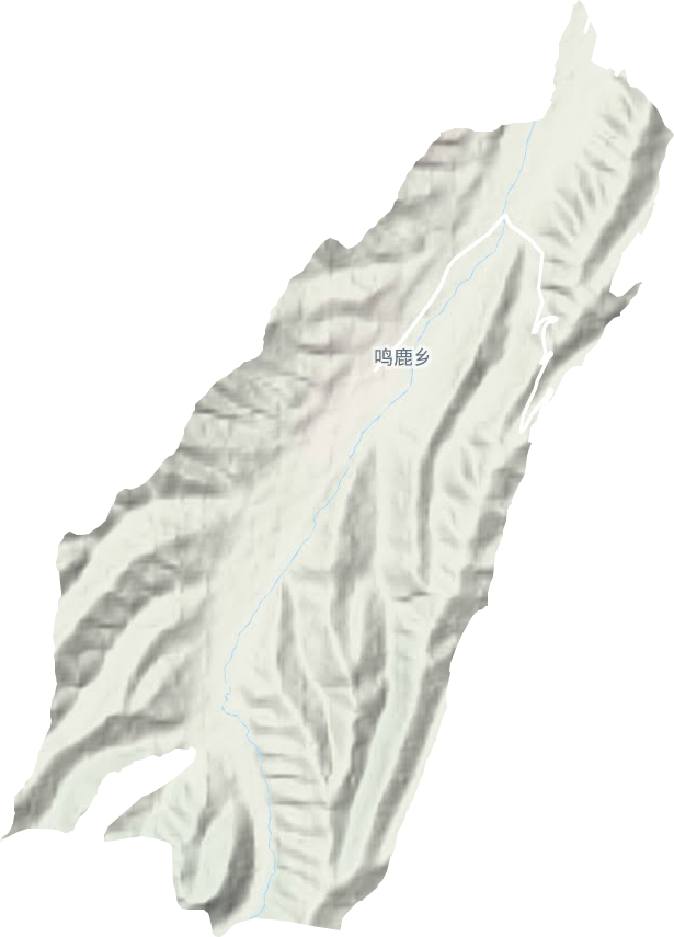 鳴鹿鄉地形圖