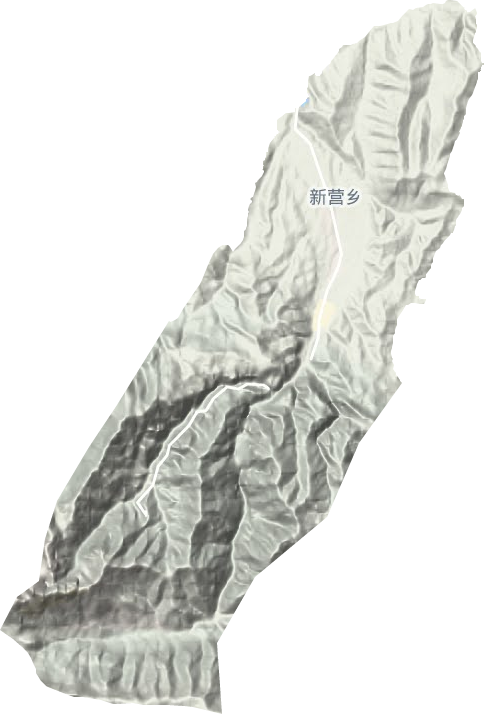 新營鄉地形圖