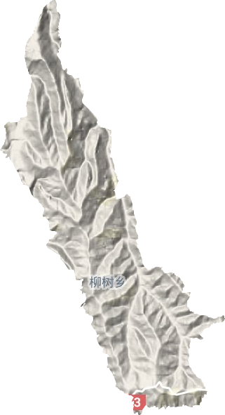 柳樹鄉地形圖