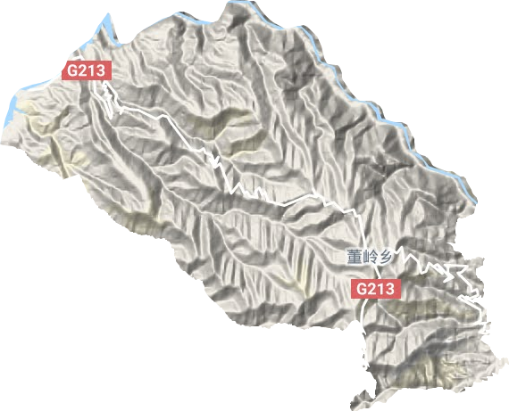 董嶺鄉地形圖