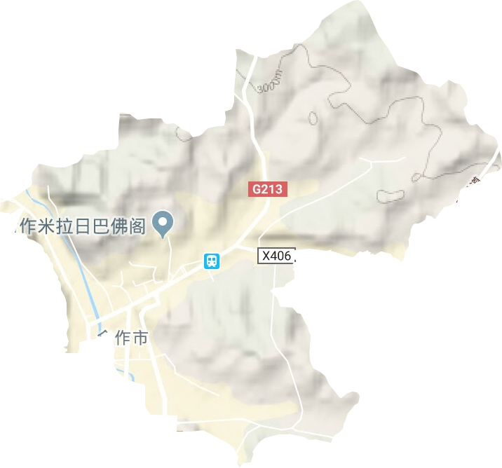 堅木克爾街道地形圖