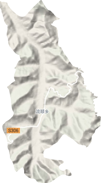 流順鄉(xiāng)地形圖