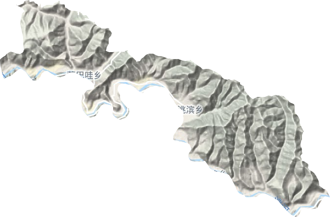 洮濱鄉地形圖
