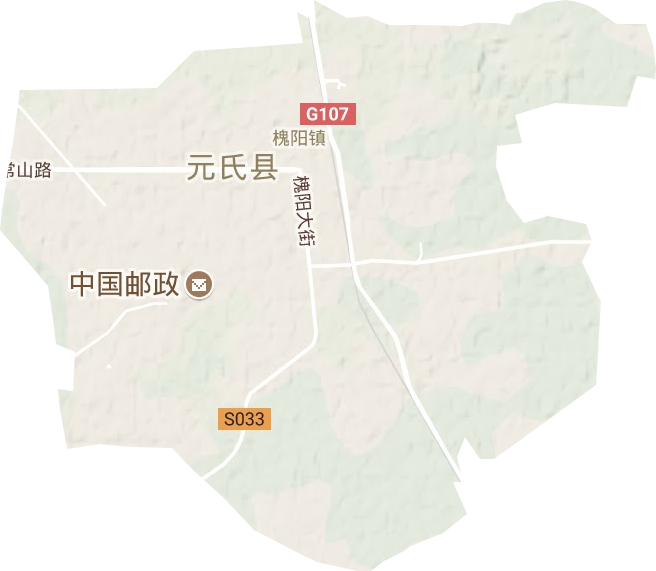 槐陽鎮地形圖