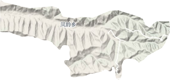 鳳嶺鄉地形圖