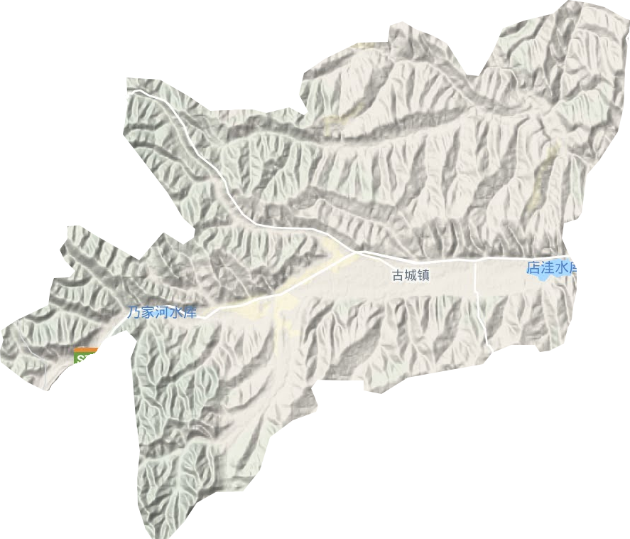 古城鎮地形圖