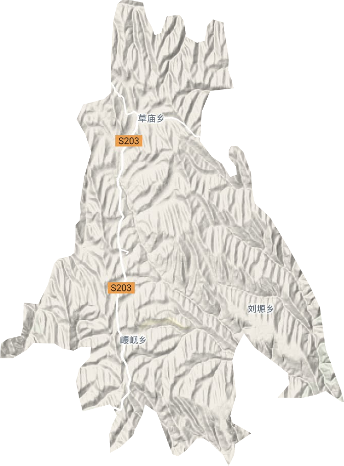 草廟鄉(xiāng)地形圖
