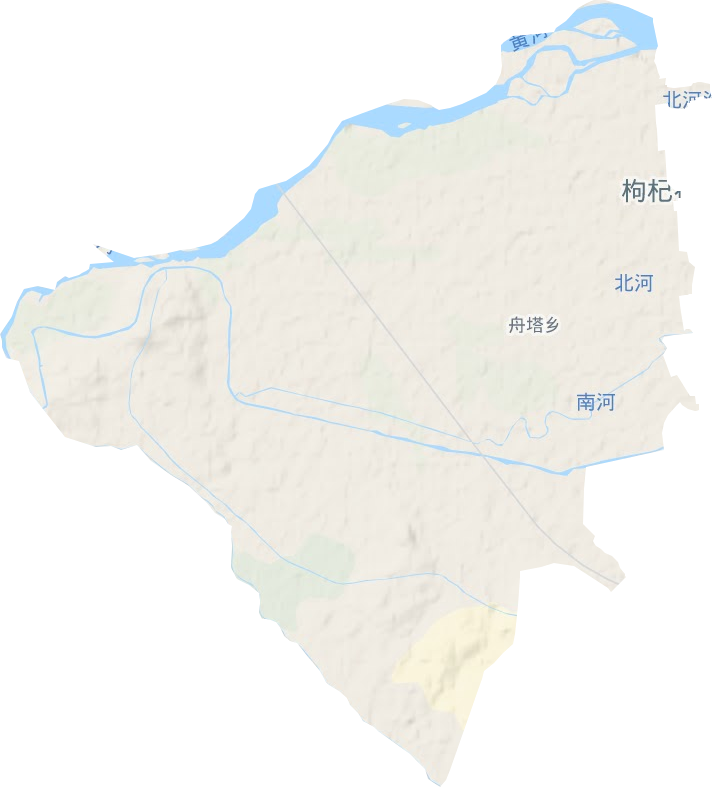 舟塔鄉(xiāng)地形圖
