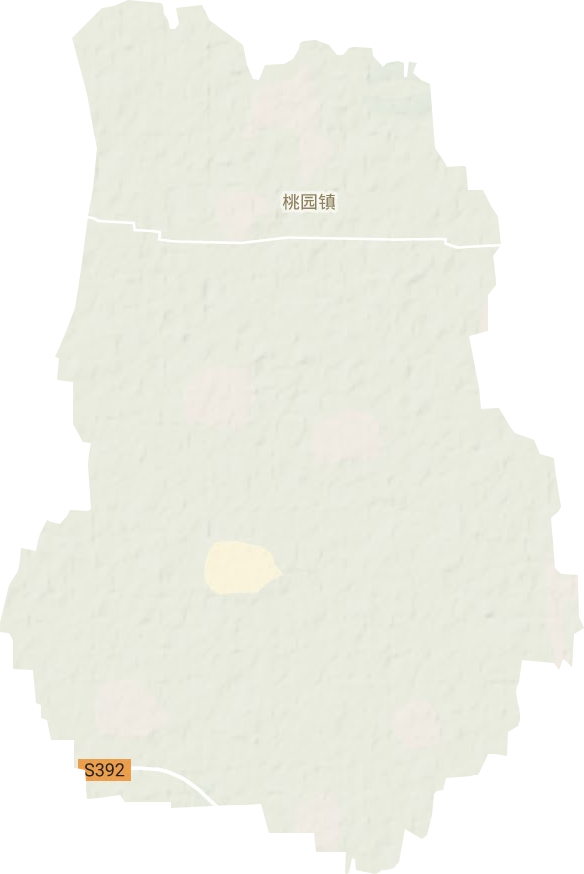 桃園鎮(zhèn)地形圖