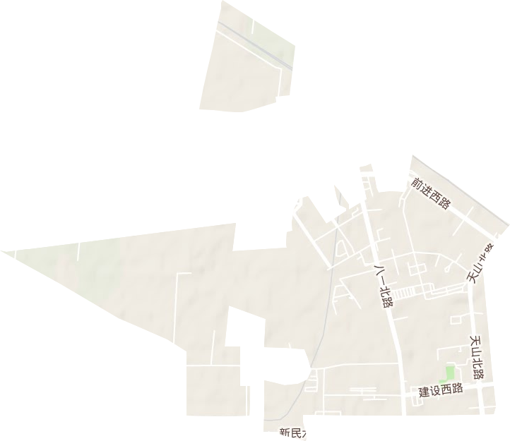 麗園街道地形圖