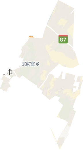 陶家宮鎮地形圖