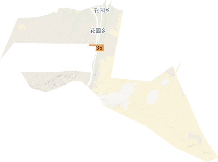 花園鄉地形圖