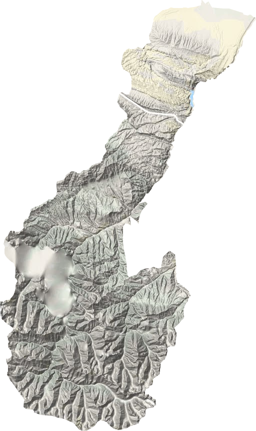 阿什里哈薩克民族鄉(xiāng)地形圖