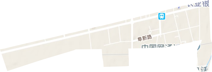 阜新街辦事處地形圖