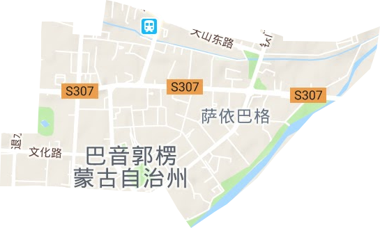 薩依巴格街道地形圖