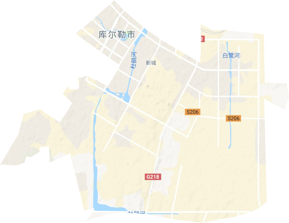 新城街道地形圖