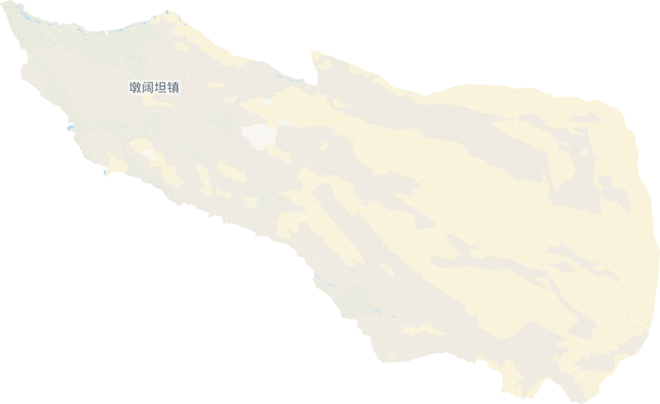 墩闊坦鎮地形圖