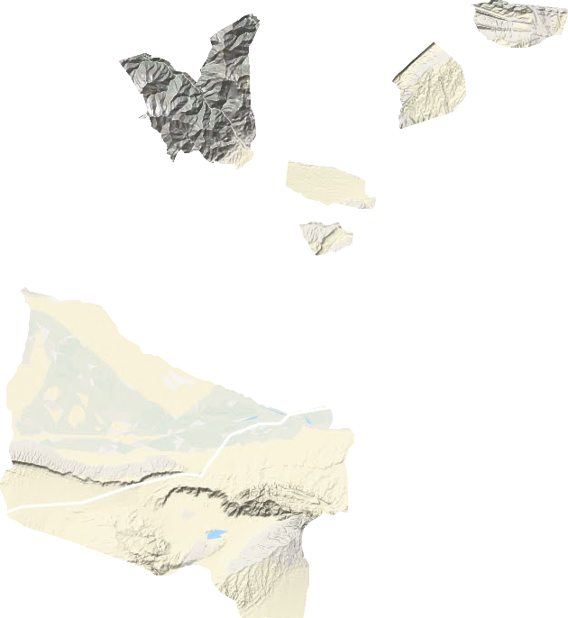 察爾其鎮地形圖