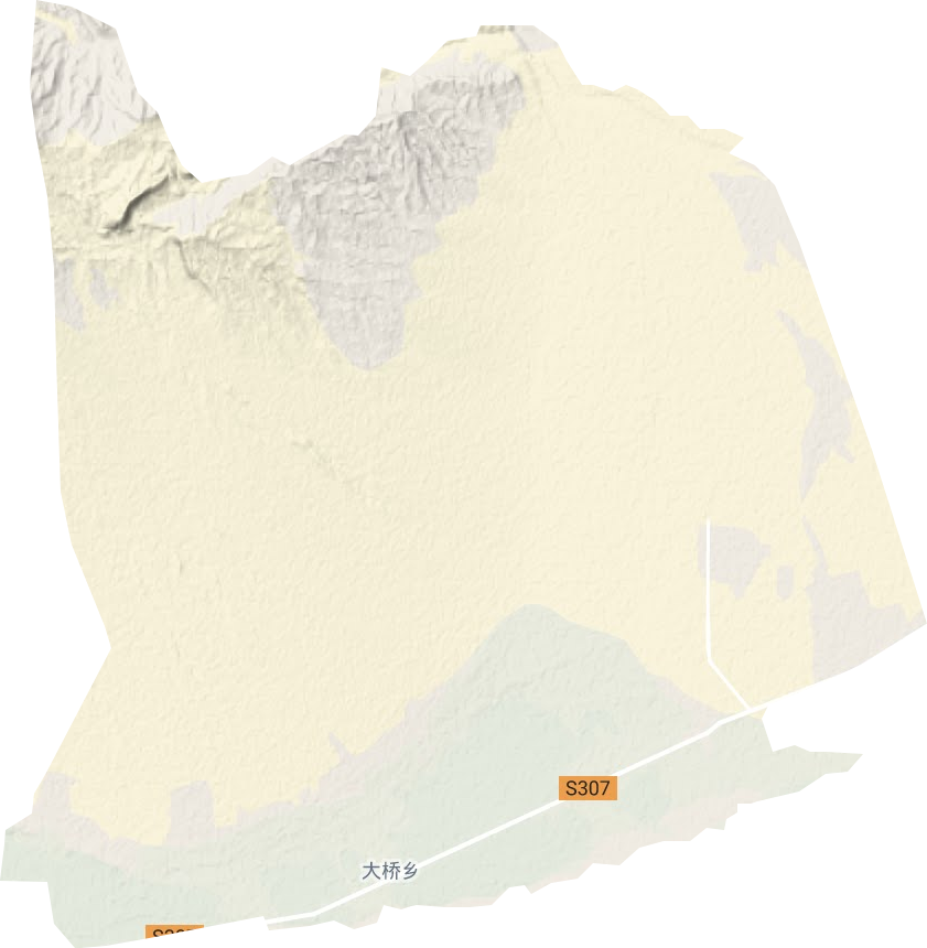 大橋鄉地形圖
