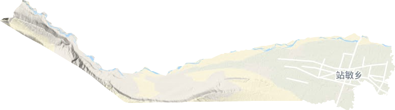 站敏鄉地形圖
