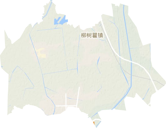 柳樹酄鎮(zhèn)地形圖