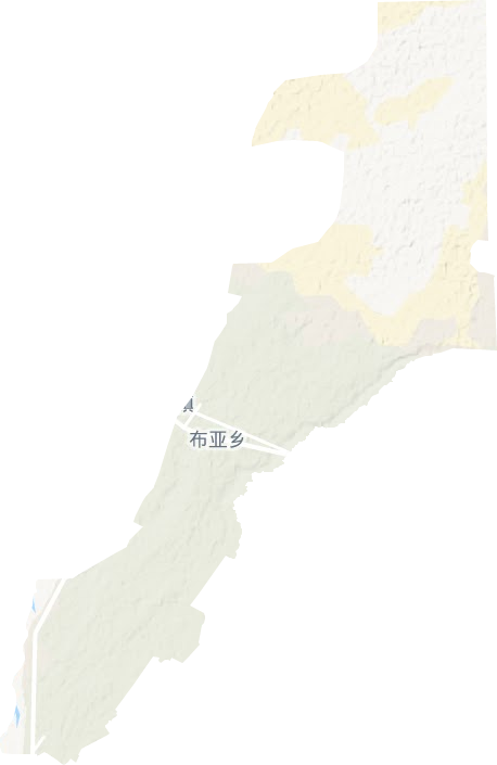 布亞鄉地形圖