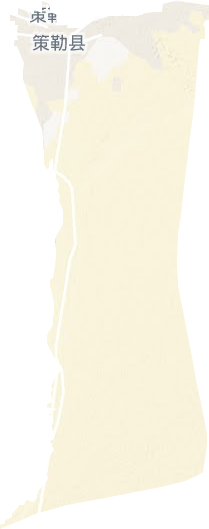 策勒鎮(zhèn)地形圖