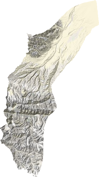 恰哈鄉地形圖