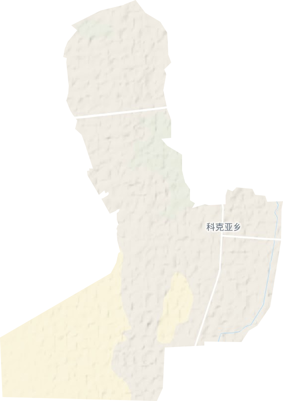 科克亞鄉地形圖