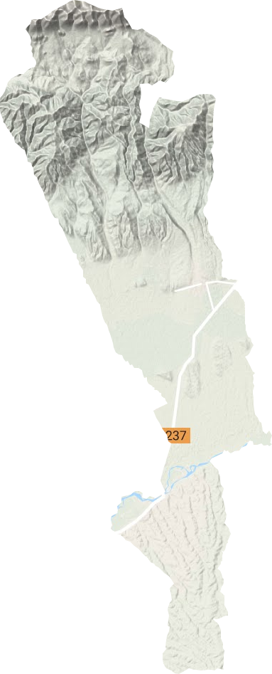 昭蘇馬場地形圖