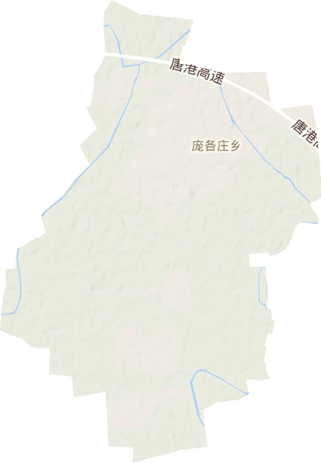龐各莊鄉地形圖