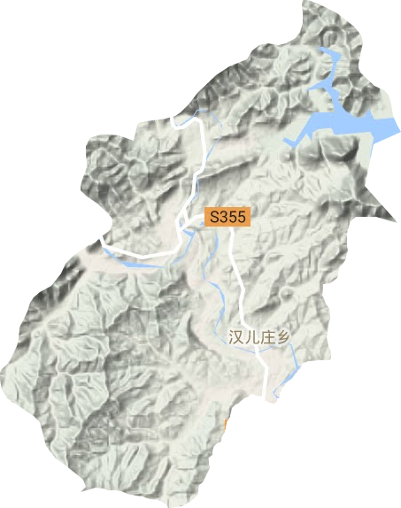 漢兒莊鄉地形圖