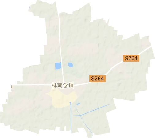 林南倉(cāng)鎮(zhèn)地形圖