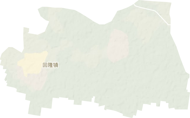 回隆鎮地形圖