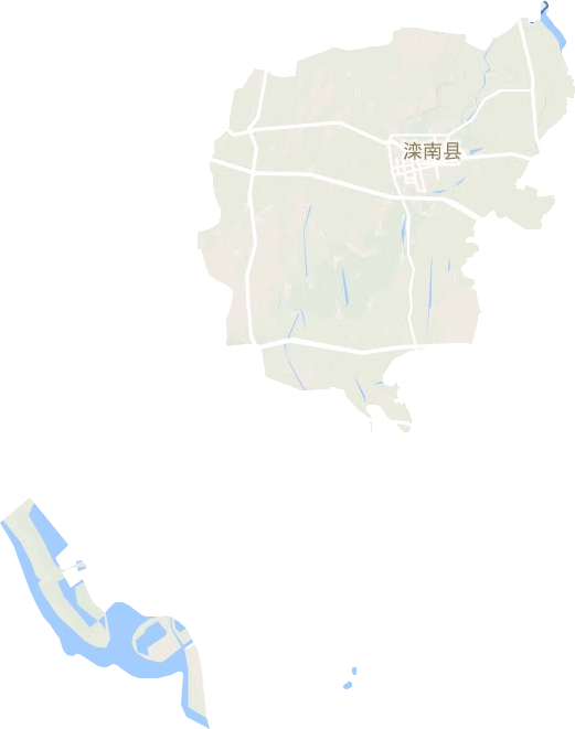 灤南縣地形圖