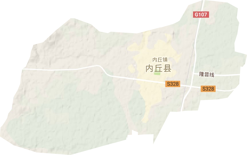 內丘鎮地形圖
