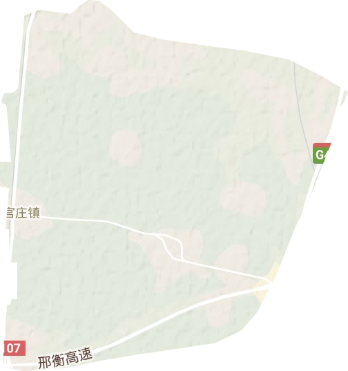 官莊鎮地形圖