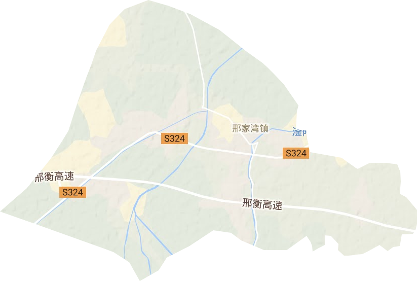 邢家灣鎮(zhèn)地形圖